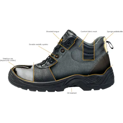 Barron Defender Safety Boot Construction